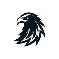 Eagle Silhouette vector icon