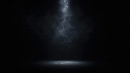 Dark textured backdrop with swirling smoke