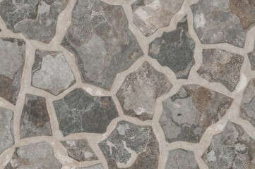Grey natural stone surface pattern