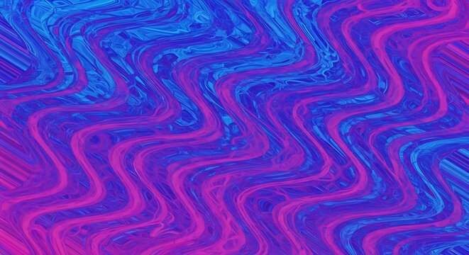 Abstract Colorful Zigzag Pattern.
