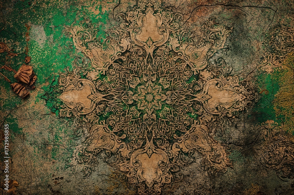 Poster vintage wooden surface backdrop with abstract pattern and natural texture