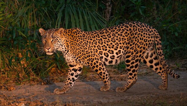 Leopard species native to Sri Lanka (Panthera pardus kotiya)