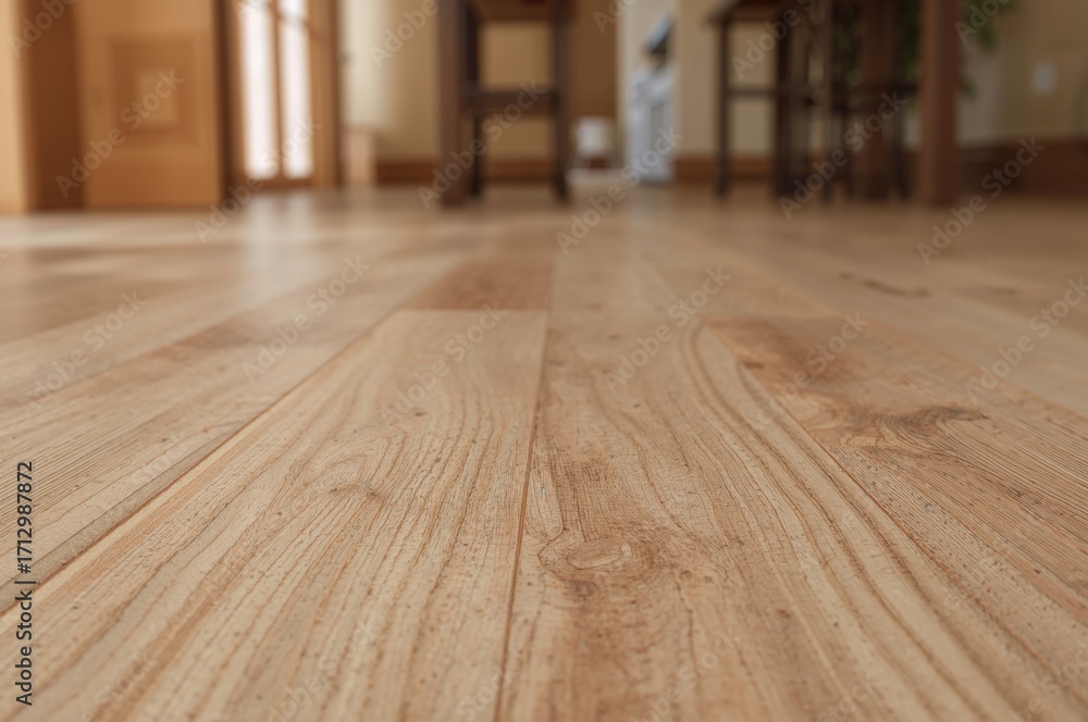 Poster diagonal pattern of light brown laminate flooring with abstract wood texture and design