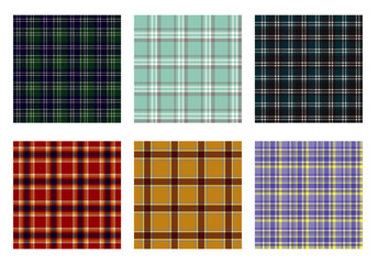 plaid flannel checkered seamless pattern background