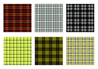 plaid flannel checkered seamless pattern background
