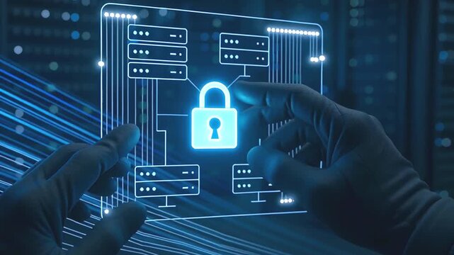 Cybersecurity Lock Interface In Datacenter Environment