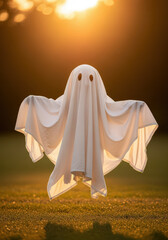 ghost costume for Halloween