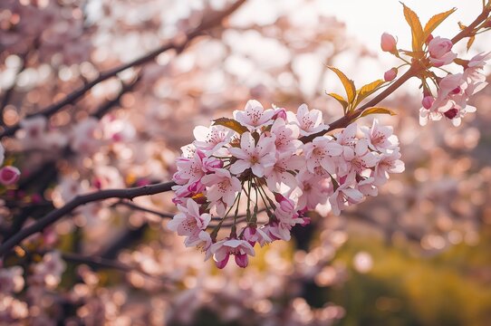 Gorgeous Pink Blossoms in Spring