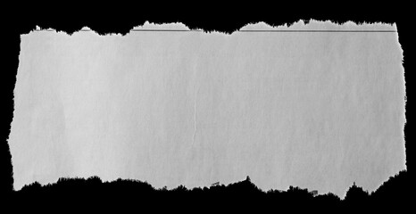 Torn paper on black