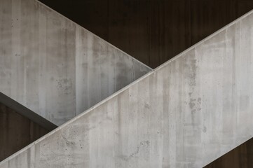 Fototapeta premium Close-up of architectural concrete stairs