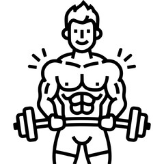 Body Builder Icon
