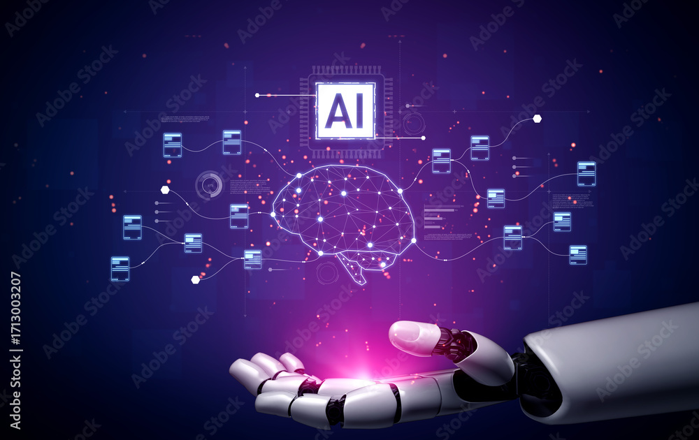 Aufkleber ai powers a neural network to process complex data streams, optimize learning models, and automate h