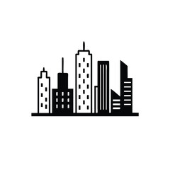 Fototapeta premium city skyline silhouette