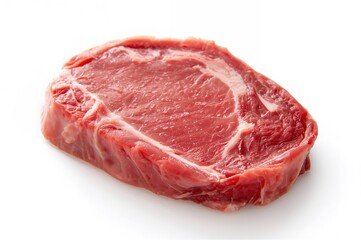 Beef fillet steak isolated on a white backdrop