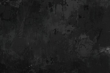 Obraz premium Black grunge textured background with dark abstract paint design