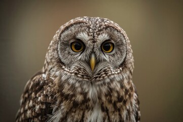 Close-up vertical shot of a small owl species
