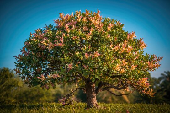 Photograph of Cassia Javanica Tree Blossoms, Commonly Referred to as Java Cassia