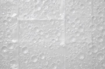 Protective bubble wrap for packaging on a plain surface
