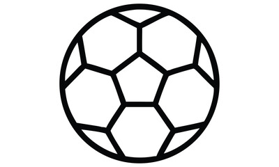 Obraz premium A golden soccer ball, a shiny black and white sport sphere, is isolated on a white background for a game