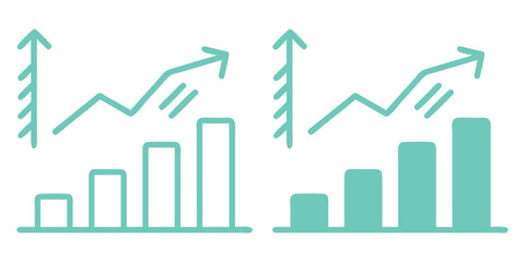 A business graph chart with an upward-pointing arrow symbolizes growth, market success, and financial progress

I've provided a descriptive sentence for the image you described Is there anything else 