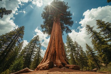 Massive Redwood Tree
