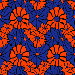 abstract floral seamless pattern bacground