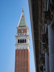 Campanile di San Marco Tower in Venice, Italy