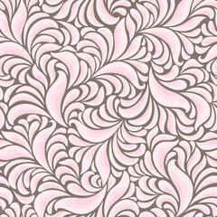 abstract seamless pink and black pattern. Vector seamless pattern.