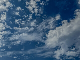 blue sky with clouds