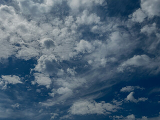 Obraz premium blue sky with clouds