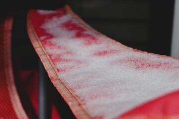 Forst on Red Arm Chair