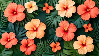 Vibrant tropical flower arrangement