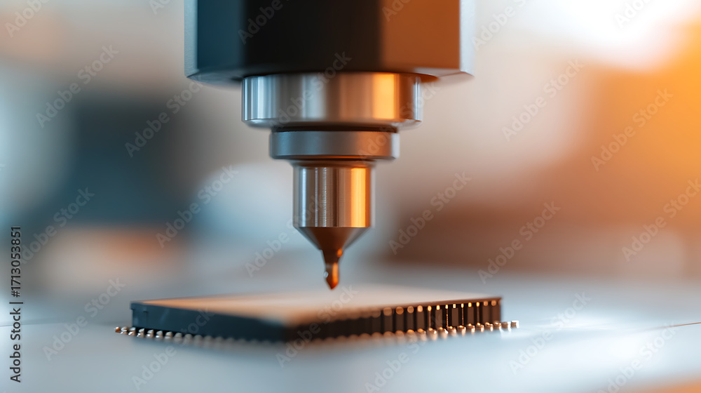 Aufkleber precision machining of integrated circuits with automated equipment for advanced manufacturing. semi