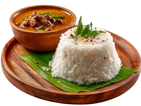 Puttu with Kadala Curry