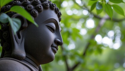 Buddha Statue in Garden