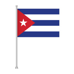 Cuba national symbol flag illustration patriotic emblem country independence day design graphic element