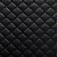 Black leather texture with diamond-shaped ornament