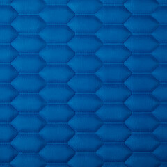 Blue fabric texture with ornament