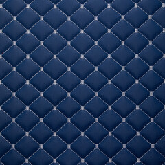Blue leather texture with diamond-shaped ornament