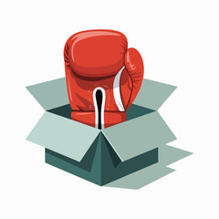 Boxing day flat vector illustration for you