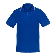 Blue t-shirt isolated