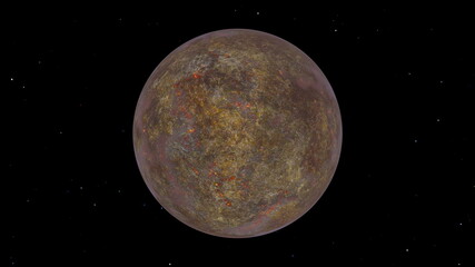惑星　3DCGレンダリング