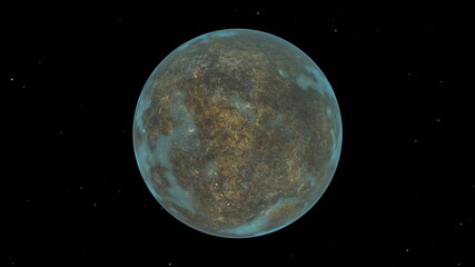 惑星　3DCGレンダリング