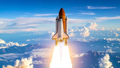 space shuttle launch