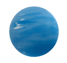 planet neptune on white, isolated