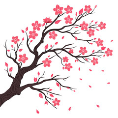 tree with pink flowers
