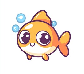 Obraz premium Charming Orange Goldfish