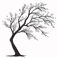 tree silhouette vector