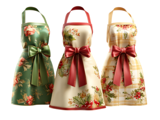 Holiday apron sets