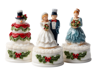 Holiday cake toppers